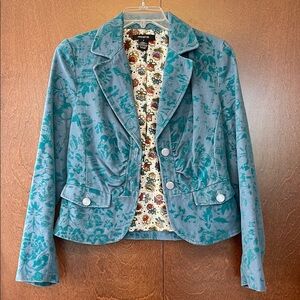 Floral Blue Jacket